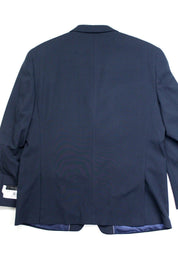 Marc New York Mens Modern fit 2 Piece Suit 46 R / 37 Waist Navy Blue Stretch