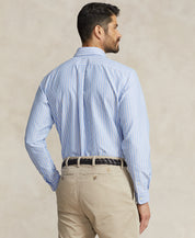 Polo Ralph Lauren Men's Big & Tall Performance Button Down Shirt Blue 2XLT