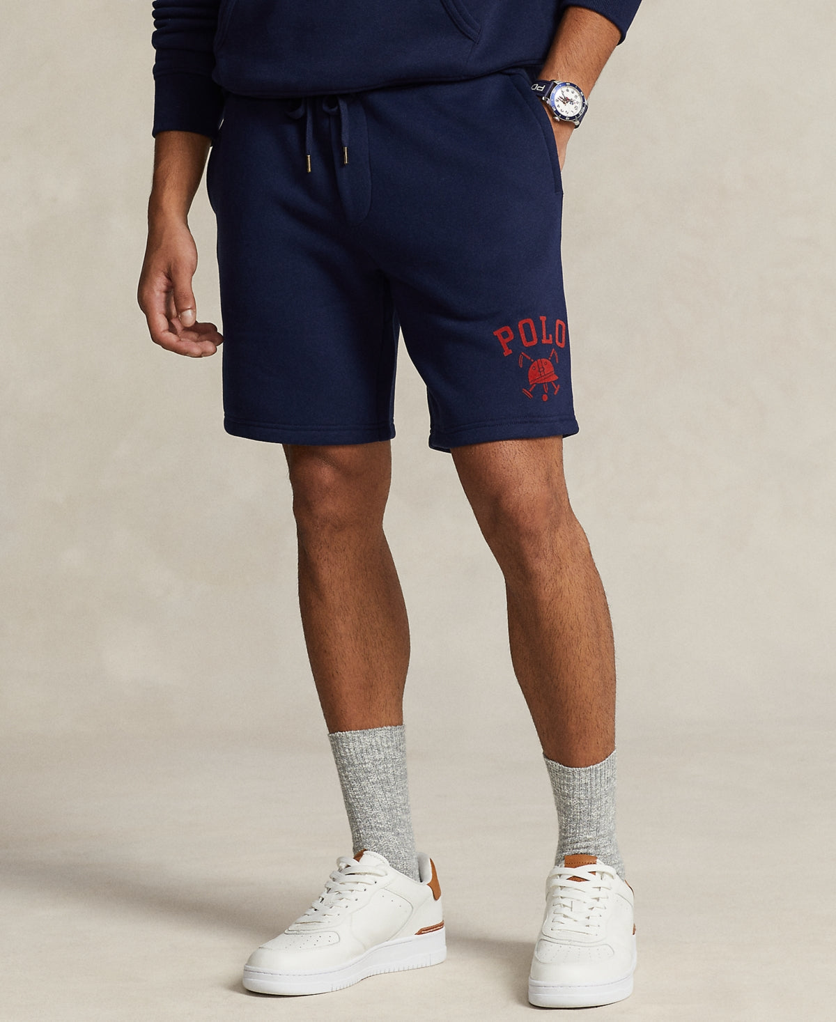 Polo Ralph Lauren Mens Classic fit Sweat Shorts Shorts XXL Blue Solid