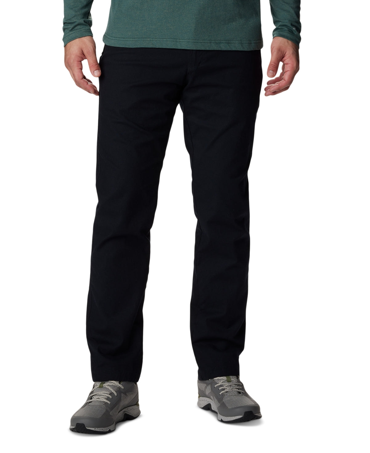 Columbia Men Regular fit Casual Pants 40 / 32 Black Solid Stretch
