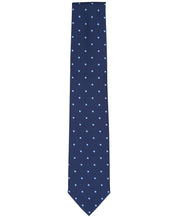 Club Room Men Regular fit Tie Necktie One Size Blue Delevan Dot