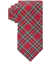 Tommy Hilfiger Mens Royal Stuart Tartan Neck Tie Red