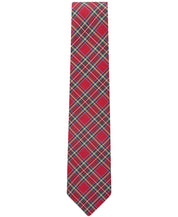 Tommy Hilfiger Mens Royal Stuart Tartan Neck Tie Red
