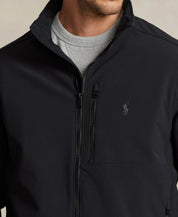 Polo Ralph Lauren Mens Big Tall Water-Repellent Softshell Jacket 2XLT 2LT Black