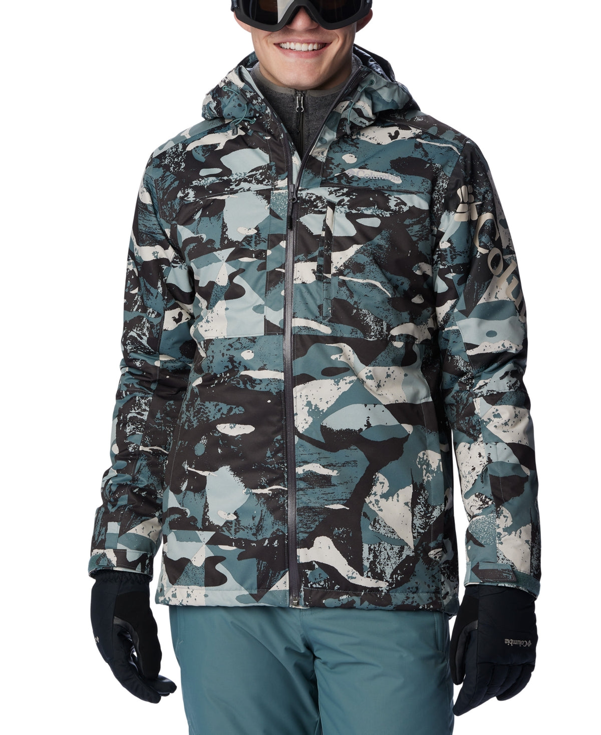 Columbia Men Regular fit Timberturner Coat XL Green Camouflage Waterproof