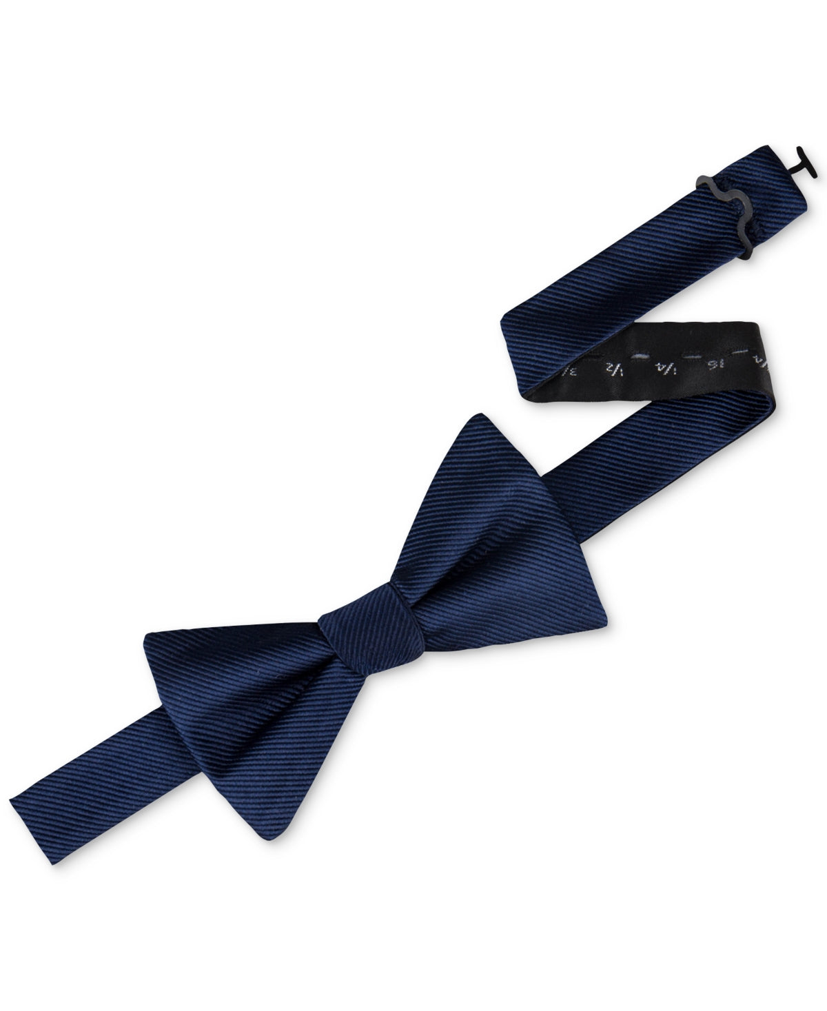 Tommy Hilfiger Twill Bow Tie Royal Plaid Navy Blue Red Necktie