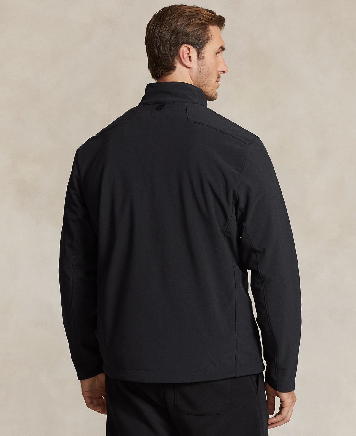 Polo Ralph Lauren Mens Big Tall Water-Repellent Softshell Jacket 3XLT 3LT Black