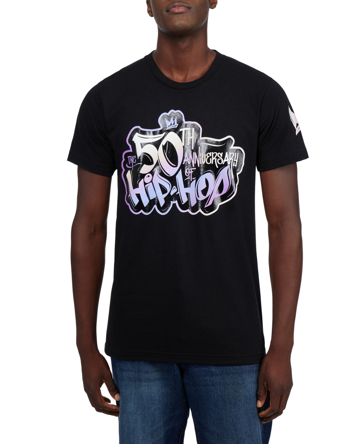 Thread Collective Men's 50 Anniversary Fade Away Graphic T Shirt Black Large