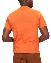 Marmot Mens Mountain Works Logo Short Sleeve T Shirt Tangelo Orange Small