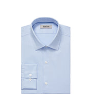 Kenneth Cole Reaction Mens Slim fit Dress Shirt XL 17.5 in 36-37 Blue Solid