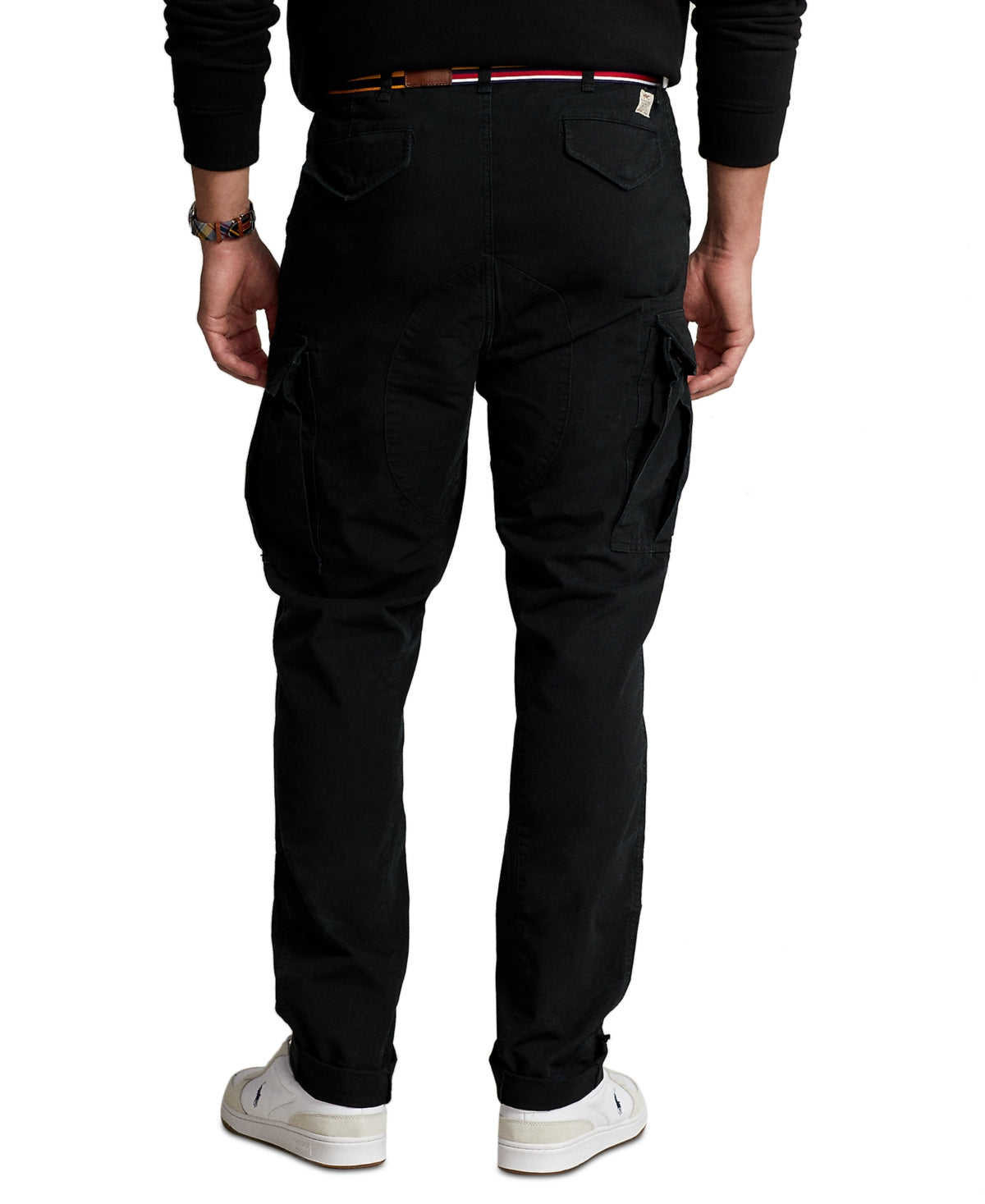 Polo Ralph Lauren Men's Classic Tapered Fit Canvas Cargo Pants  Black 46 x 34