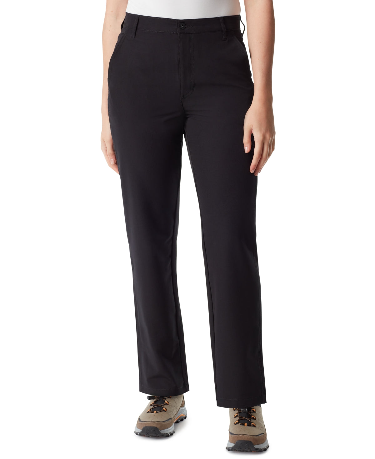 Bass Outdoor Womens Slim fit Casual Pants 14 / 30 Black Solid