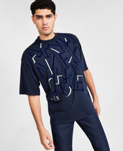 AX Armani Exchange Mens Relaxed Fit Short Sleeve T Shirt Navy XL