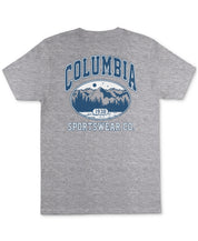 Columbia Mens Regular fit Short Sleeve Graphic T-Shirt Shirt Large Grey Solid