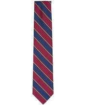 Club Room Mens Troutman Stripe Tie Navy Blue Necktie