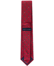 Tommy Hilfiger Mens Christmas Trees Neck Tie Red