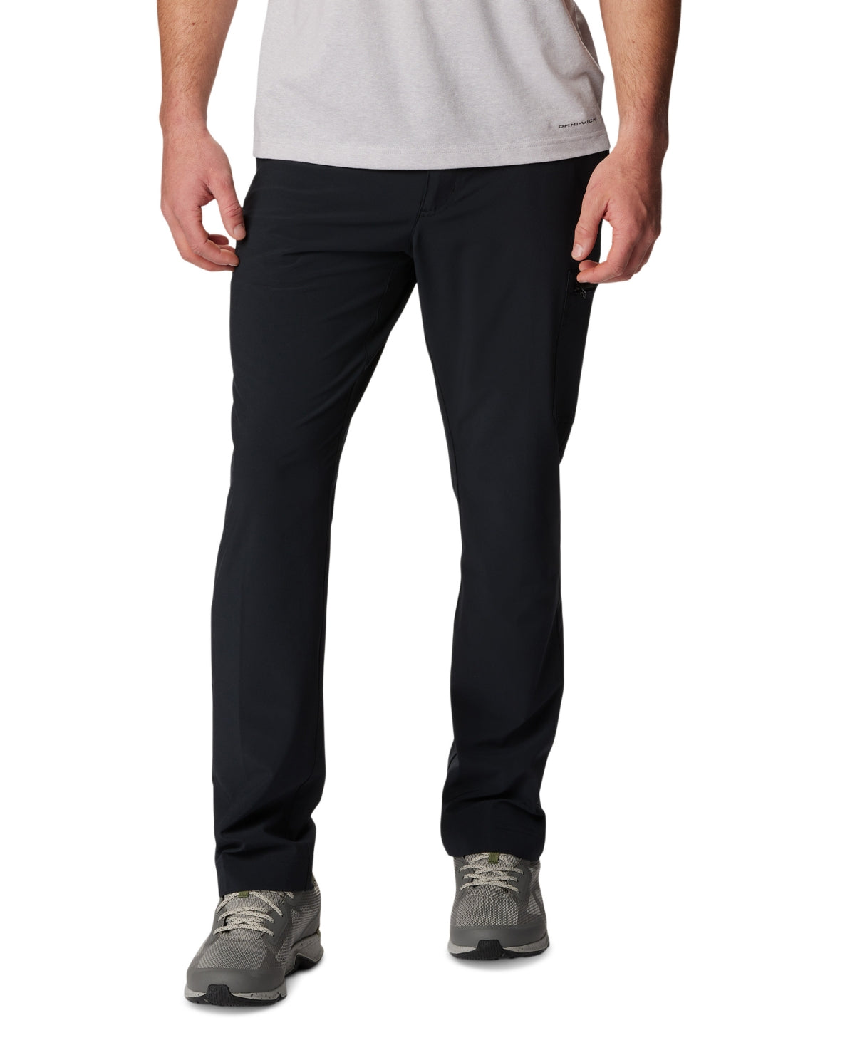 Columbia Mens Regular fit Casual Pants 40 / 30 Black Solid Stretch