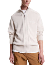 Tommy Hilfiger Men's Chunky Zip Sweater Desert Sky Blue XXL