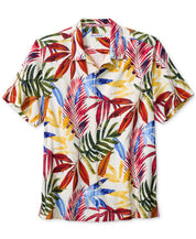 Tommy Bahama Mens Soriano Fronds Short Sleeve Button Down Shirt Red 3XL