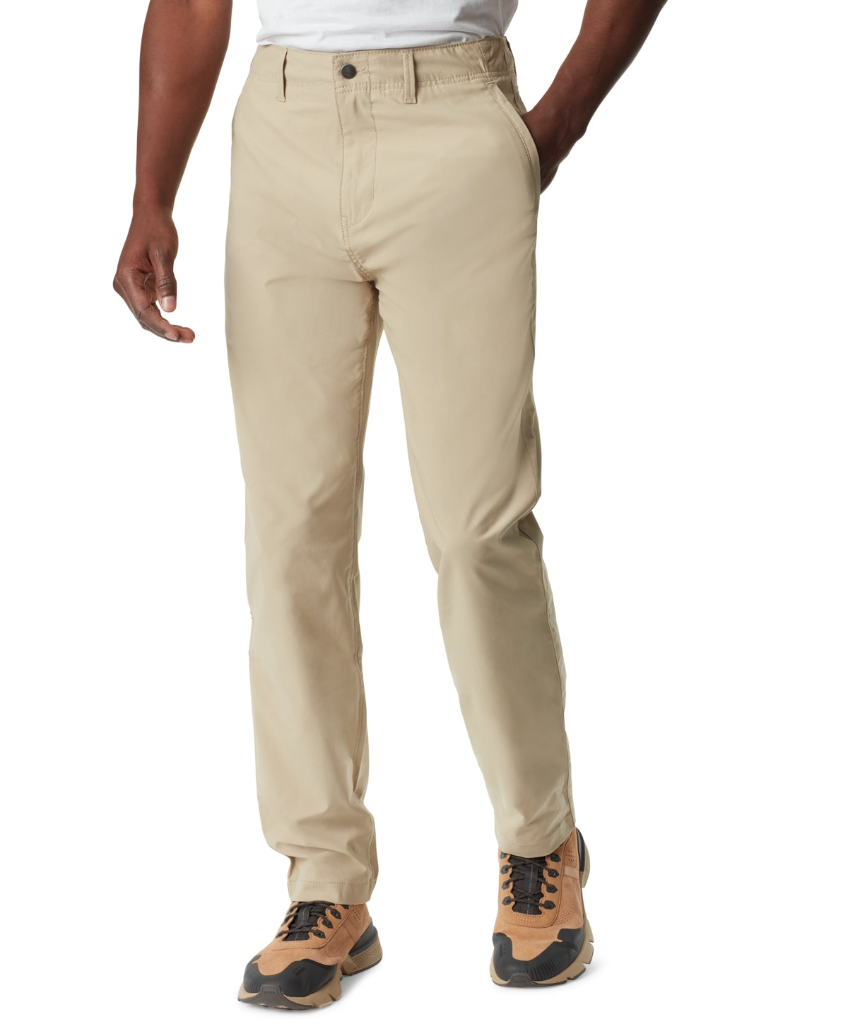 BASS OUTDOOR Men Slim fit Casual Pants 28 / 30 Beige Solid