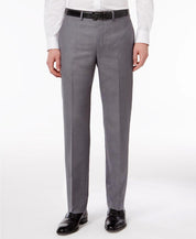 Calvin Klein Mens Slim fit Dress Pants 31 / 34 Mid Grey Solid