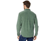 Tommy Bahama Mens Regular fit Long Sleeve Button-Up Shirt Large Green Solid