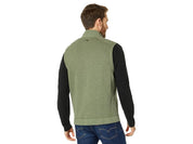 Tommy Bahama Mens Regular fit Full Zip Vest Medium Green Solid