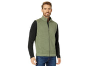 Tommy Bahama Mens Regular fit Full Zip Vest Medium Green Solid