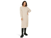 Line & Dot Womens Ruby Womens Textured MIDI Sweater Dress Size XS Beige