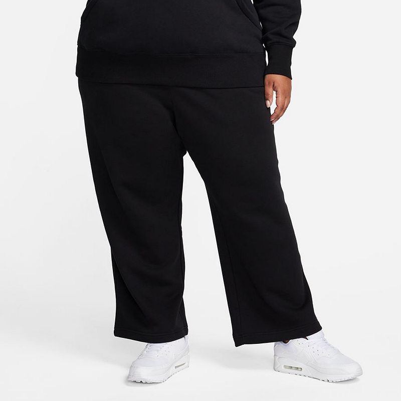 Nike Womens Regular fit Sweatpants Pants 3X Black Solid