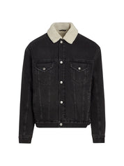Ksubi Mens Casual Denim Jacket Coat Small Black