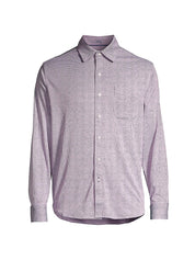 Tommy Bahama Mens San Lucio Island Zone Button Down Shirt Deep Grape XL