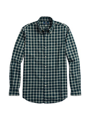 Polo Ralph Lauren Men's Classic Fit Plaid Twill Button Down Shirt Green Small