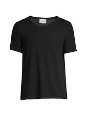 Blk Dnm Mens Classic Fit Short Sleeve Crewneck Shirt Large Black Solid