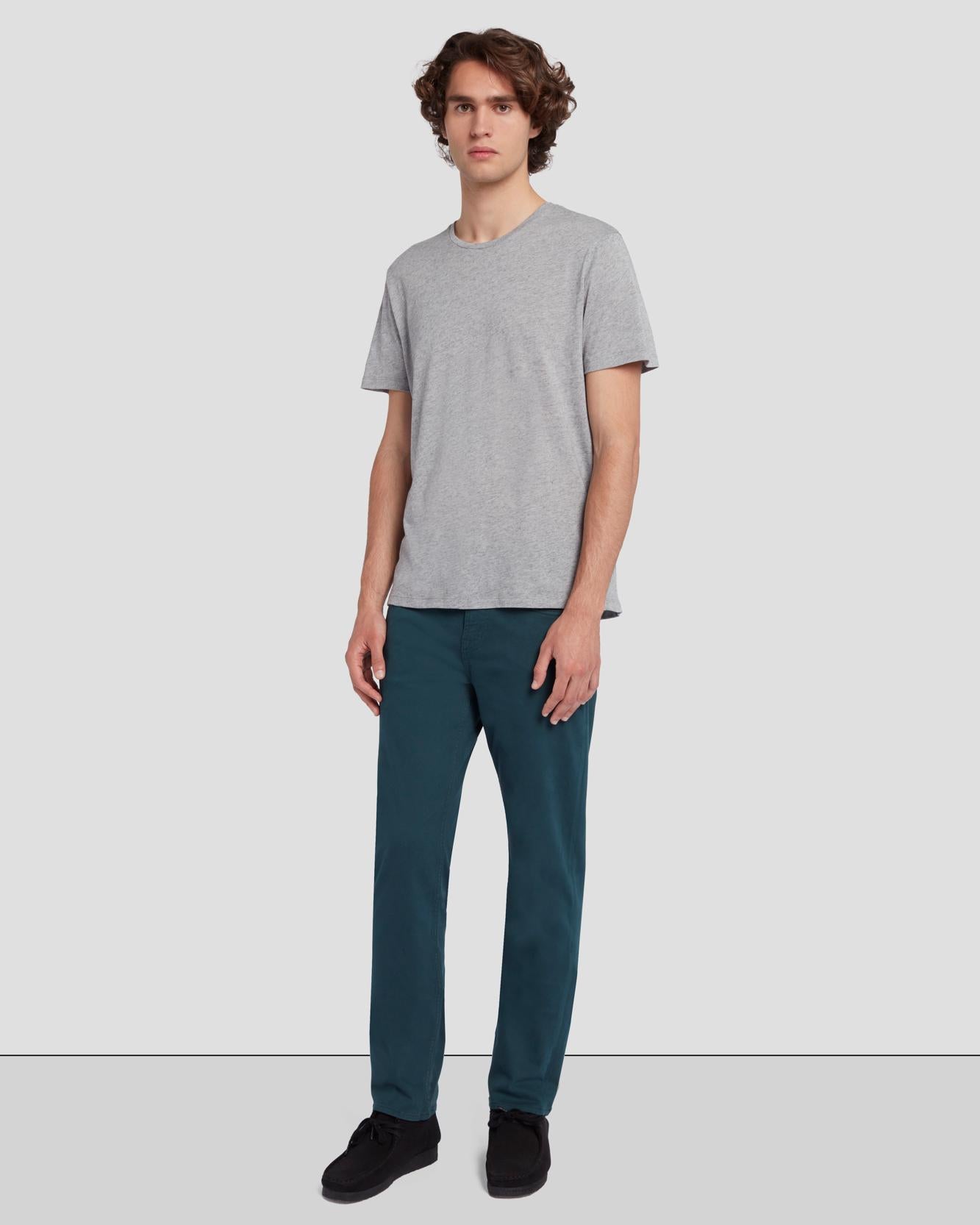 7 For All Mankind Mens Slim fit Jeans 31 /  Green Solid