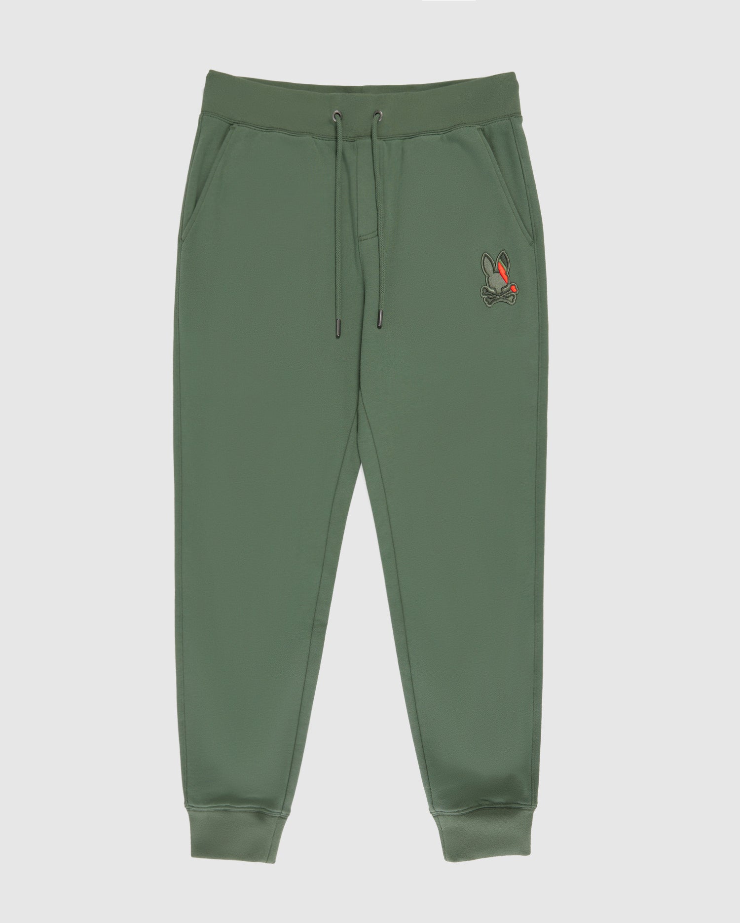 Psycho Bunny Apple Valley Cotton Embroidered Sweatpants Joggers Medium Green