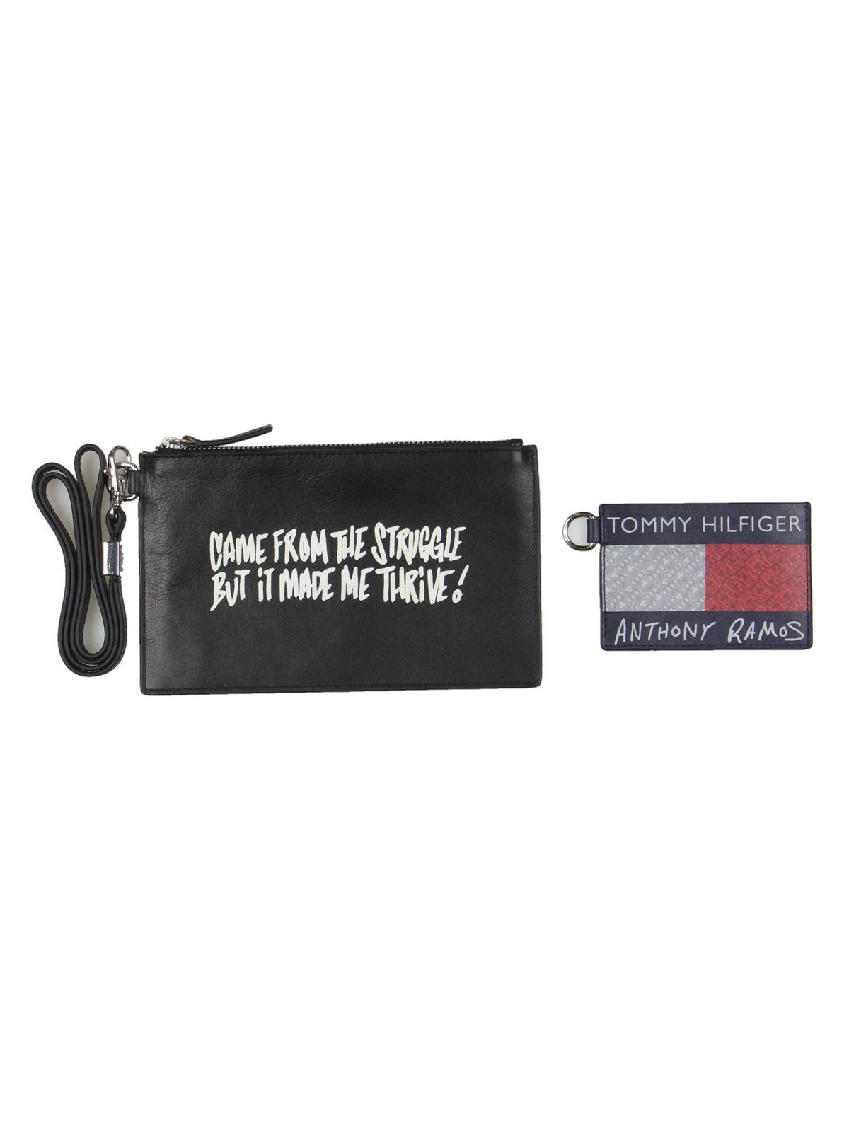 Womens Leather Slim Clutch Wallet Tommy Hilfiger