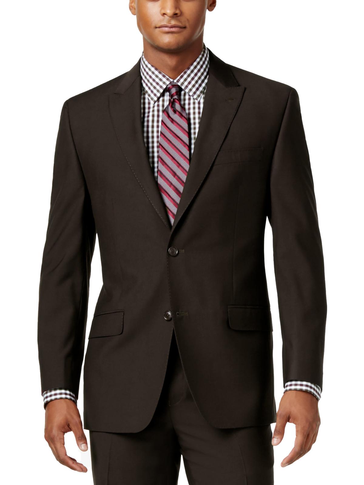 Sean John Mens Classic Fit Suit Separate Twobutton Blazer Green 46 R/M37.5