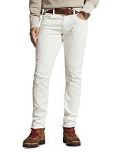 Polo Ralph Lauren Mens Sullivan Slim Fit Stretch Corduroy Pants White 33 x 32