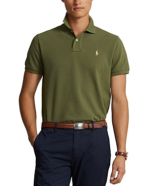 Polo Ralph Lauren Men's Classic Fit Mesh Short Sleeve Polo Shirt Green Medium