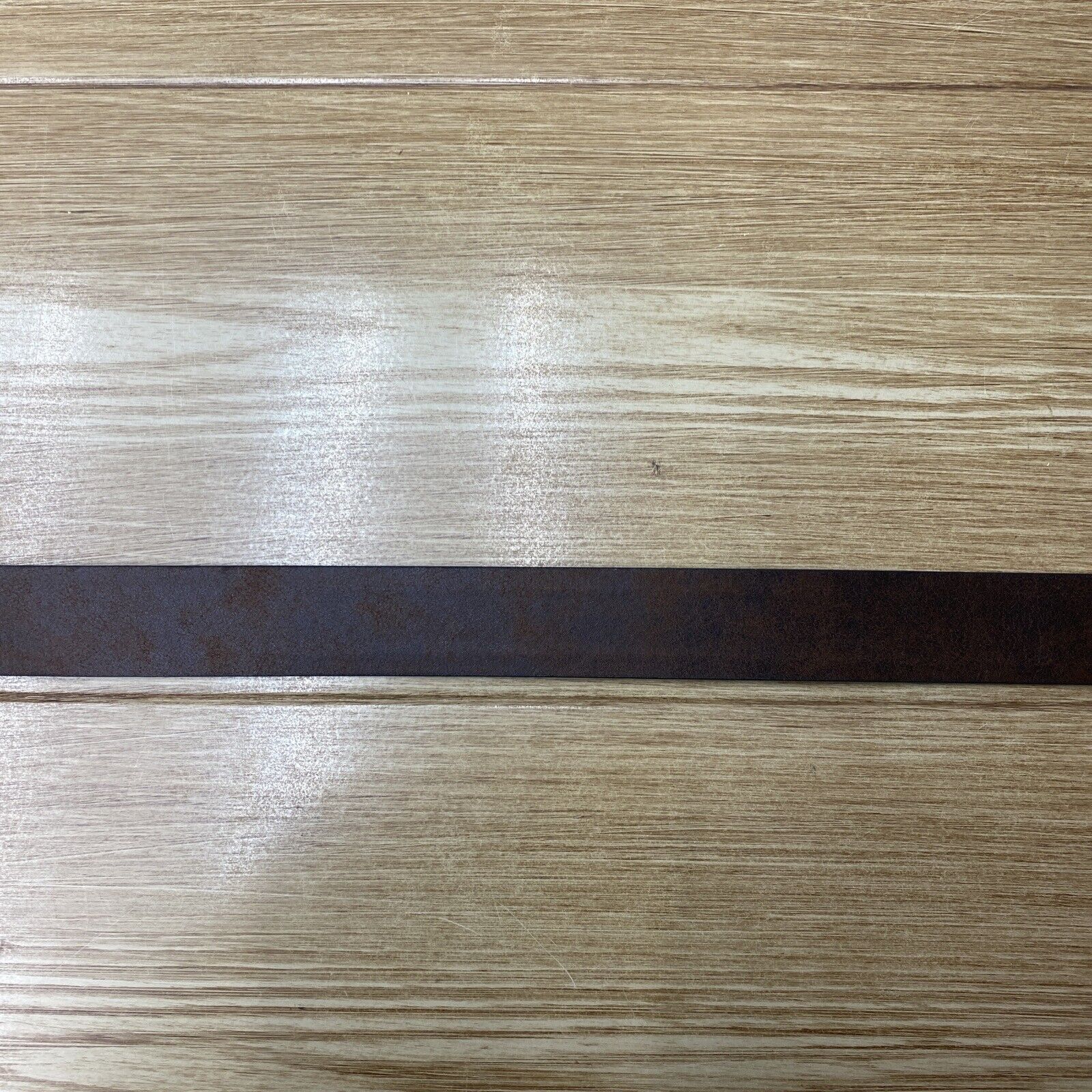 Sun + Stone Men's Faux Leather Belt Brown 38 - 40 Heavy Stitched Casual Large