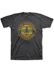 Bass Outdoor Mens Graphic T shirt Xl Dark Gray