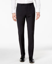 Bar Iii Mens Skinny fit Wool Dress Pants 34 / 32 Black Solid