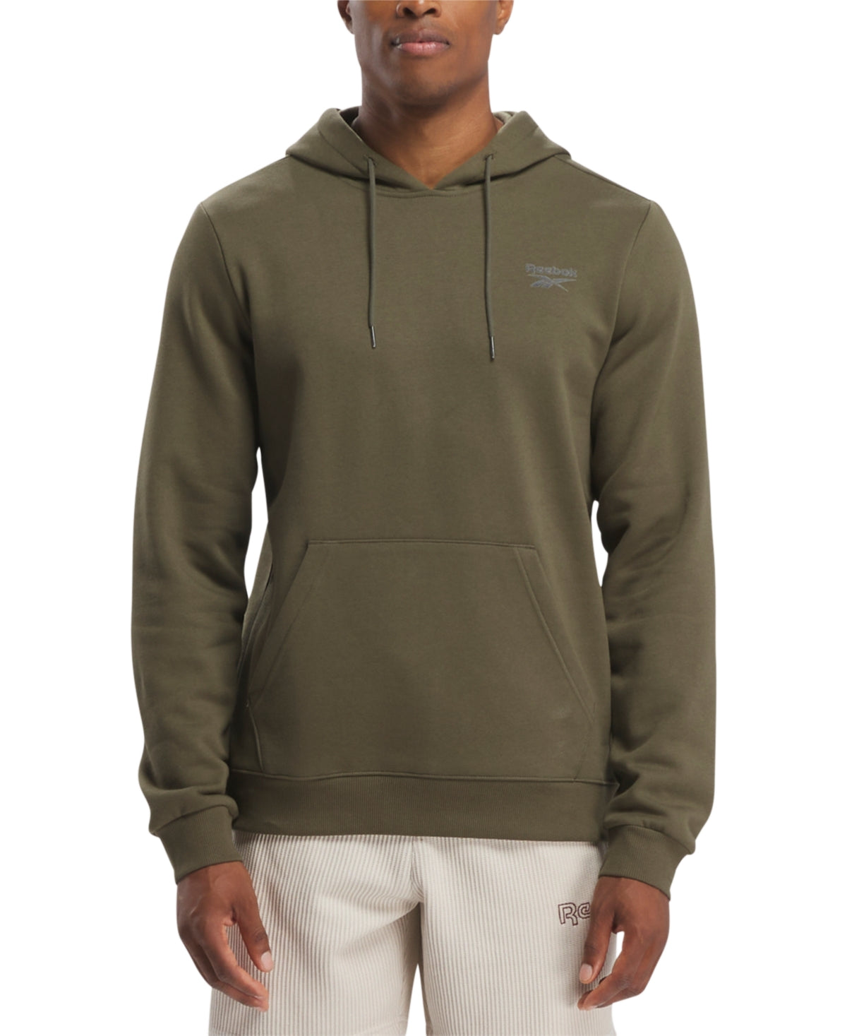 Reebok Mens Regular fit Hoodie Sweatshirt XXL Green Solid