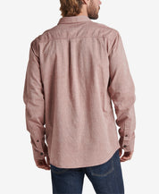 Reef Men's Stuart Long Sleeve Button Down Shirt Mahogany XL