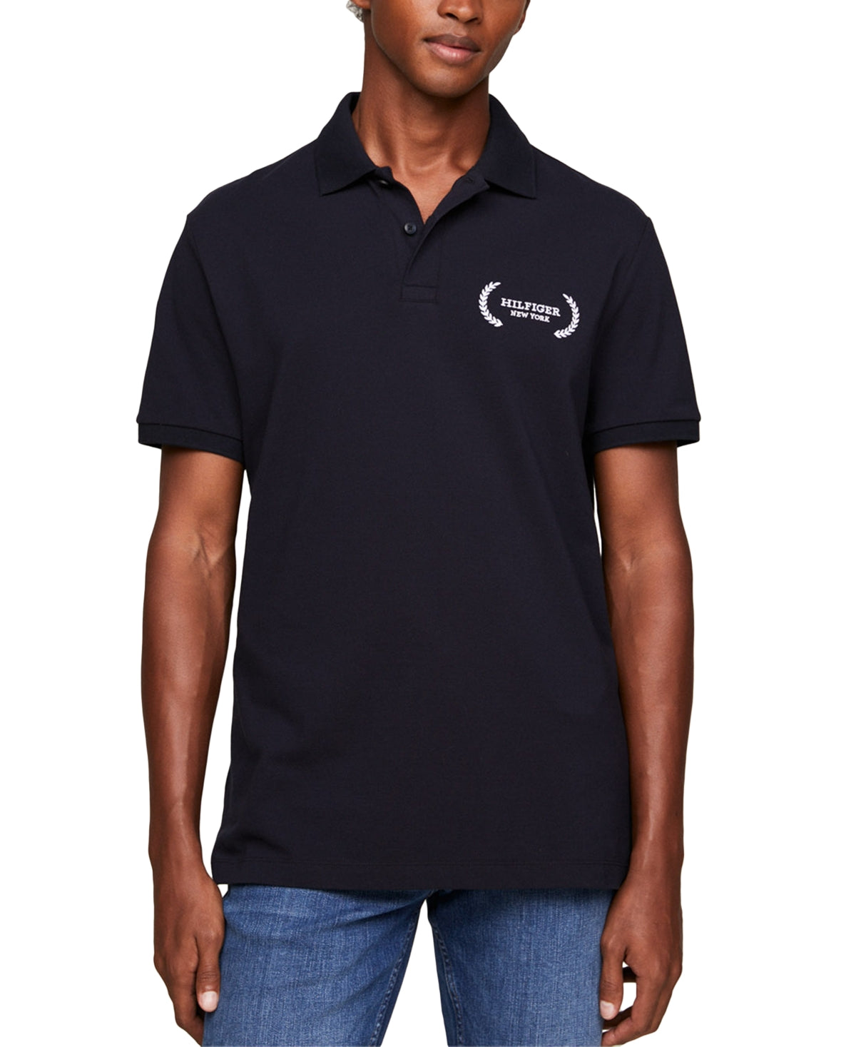 Tommy Hilfiger Men Regular fit Polo Shirt XL Blue Solid