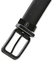 Pga Tour Men's Perforated Reversible Belt Black White 38