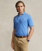 Polo Ralph Lauren Mens Classic Fit Soft Cotton Polo Shirt Blue Medium