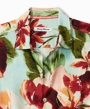 Tommy Bahama Mens La Esmeralda Floral Shirt XL Caribbean Silk