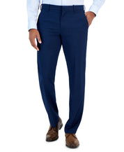 Perry Ellis Mens Modern fit Dress Pants 30 / 30 Estate Blue Solid